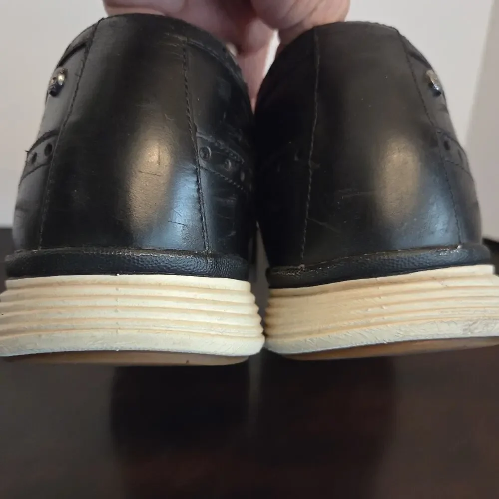 Timberland Wallington Brogue Black Leather Wingtip Oxford Shoes Men’s Size 13